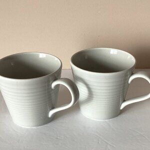 2 Royal Doulton Gordon Ramsey Maze Mugs Cups Coffee Tea Stoneware Drinkware